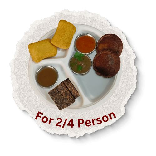 "Authentic Pahadi fried delights including crunchy Dhindhka, savory Badeel, crispy Sona Aaloo, and wholesome Mandua fried momos. A perfect mix of tradition, taste, and texture for true Himalayan flavors."