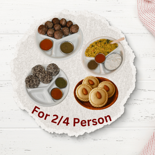 Oil-Free Combo – Guilt-free indulgence, loaded with steamed, Baked & healthy options.