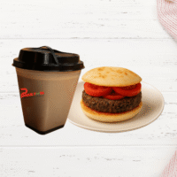 Burger with Mandua/Ragi Shake